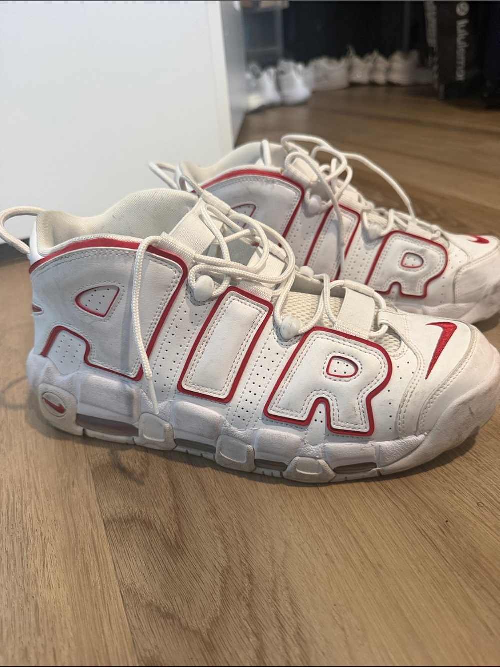 Nike Men’s Air Sneakers - White/Red